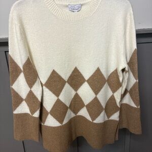 & Other Stories Argyle Wool Alpaca Blend Sweater Size Small
New